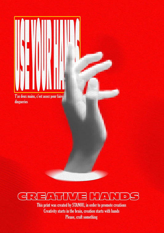 CREATIVE HANDS - PRINT