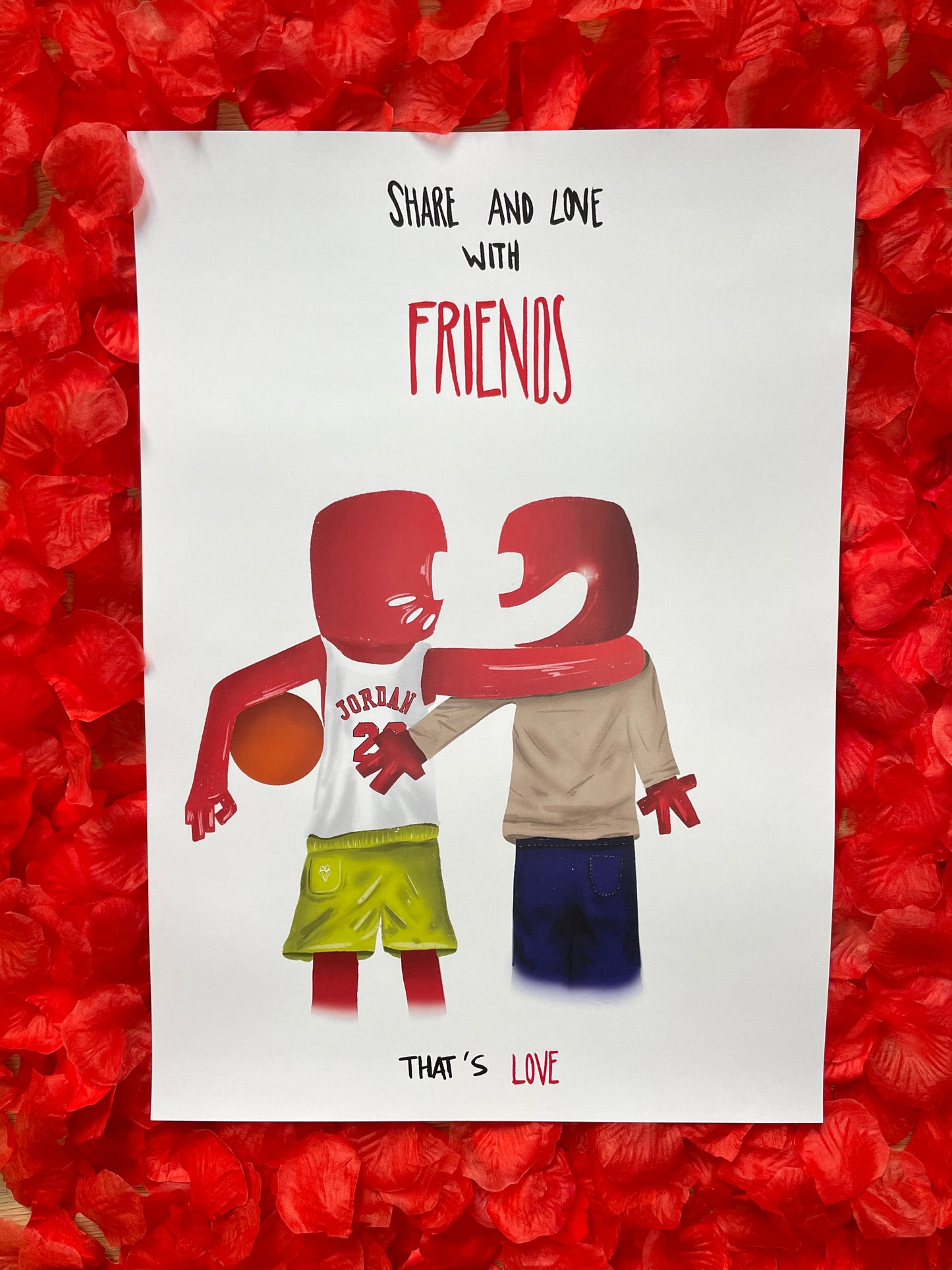 "Friends & Love" - PRINT